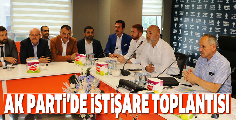AK PARTİ'DE İSTİŞARE TOPLANTISI