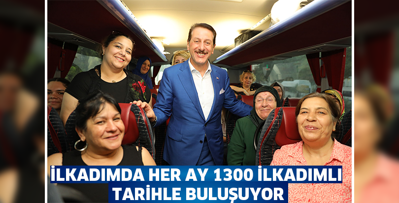 İLKADIMDA HER AY 1300 İLKADIMLI TARİHLE BULUŞUYOR