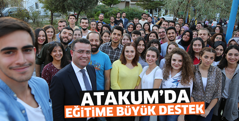 Atakum’da eğitime büyük destek