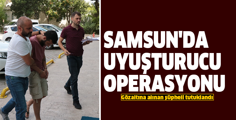 Samsun'da uyuşturucu operasyonu