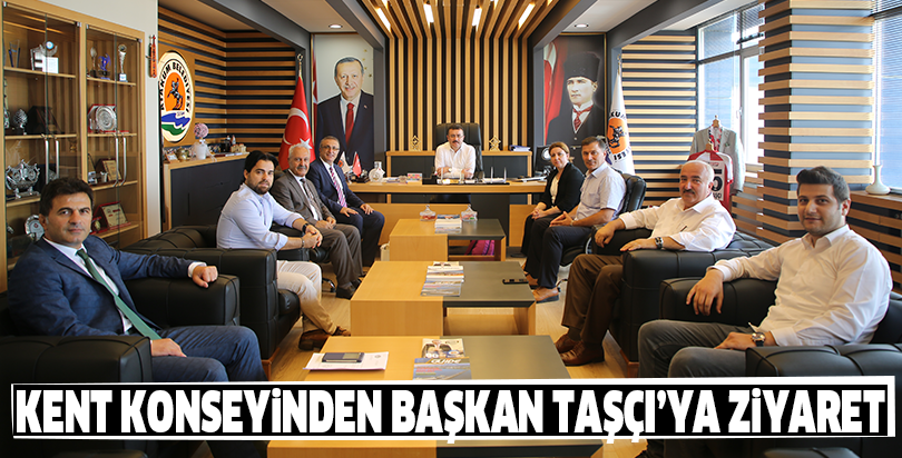 Kent Konseyinden Başkan Taşçı’ya ziyaret