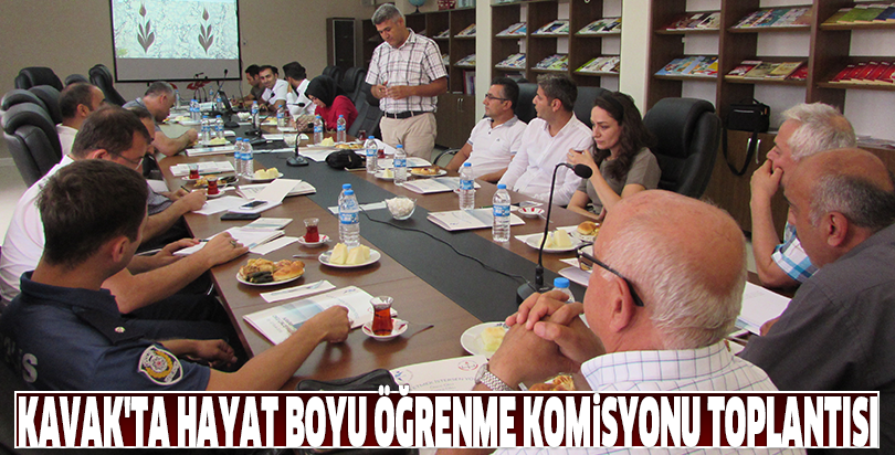Kavak'ta Hayat Boyu Öğrenme Komisyonu toplantısı