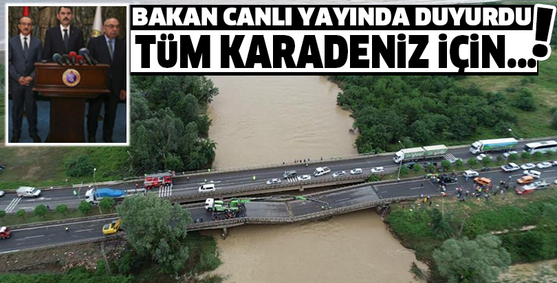 Bakan Kurum'dan Ordu'daki sel felaketi için açıklaması