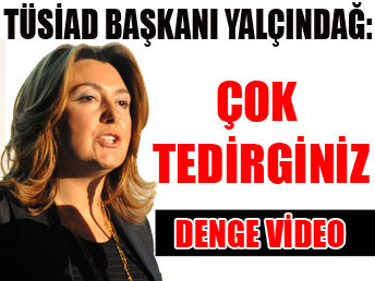 TÜSİAD Başkanı Yalçındağ: Çok tedirginiz