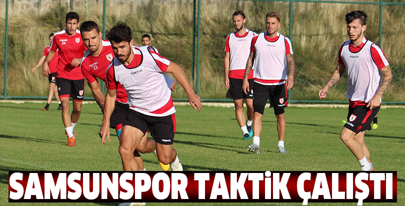 SAMSUNSPOR TAKTİK ÇALIŞTI