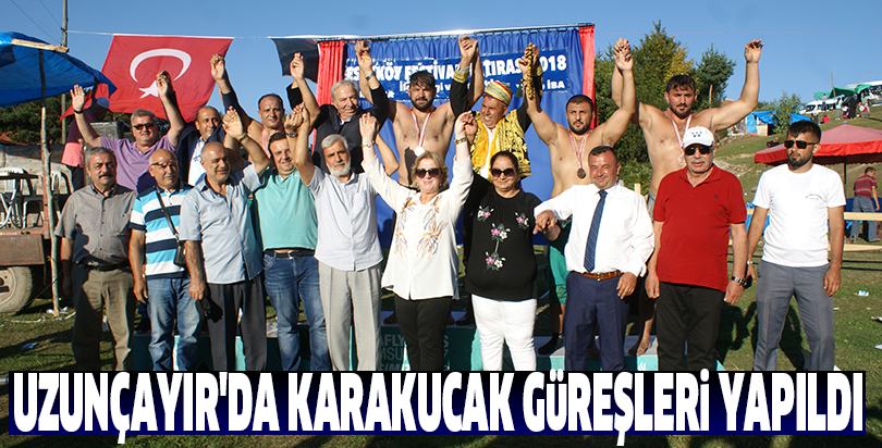 Uzunçayır'da karakucak güreşleri yapıldı