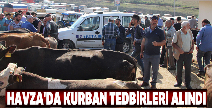 HAVZA'DA KURBAN TEDBİRLERİ ALINDI