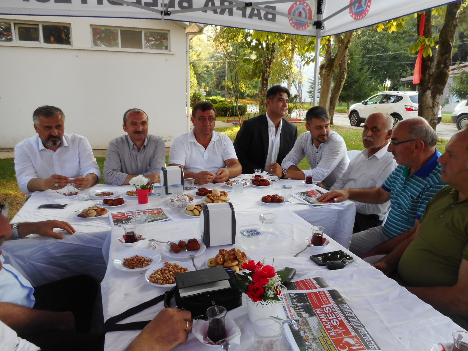 Bafra ve Samsun basını protokol ile buluştu.