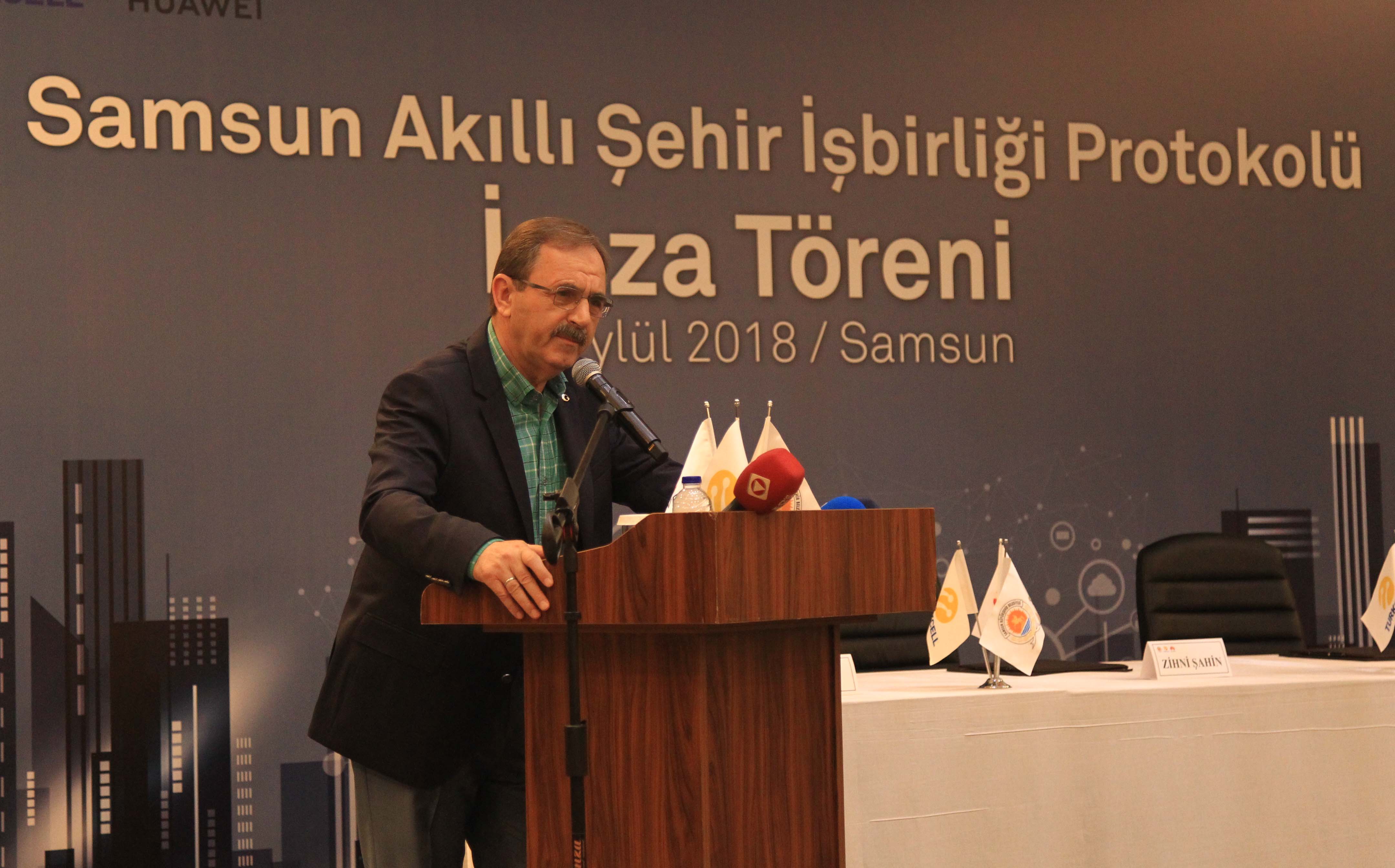Turkcell ve Huawei Samsun'da akıllı şehir için işbirliği yaptı