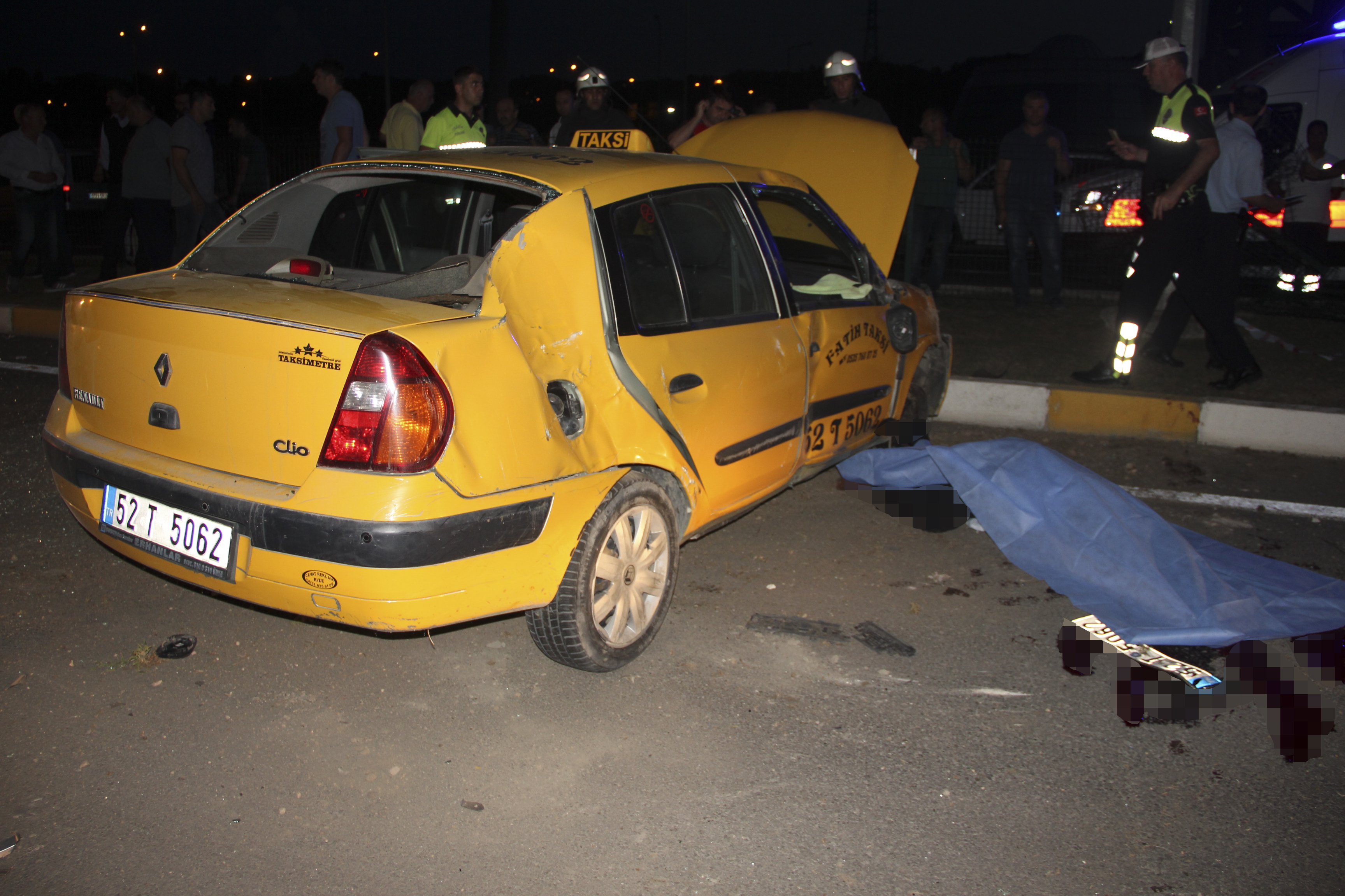 Ünye'de trafik kazası: 1 ölü