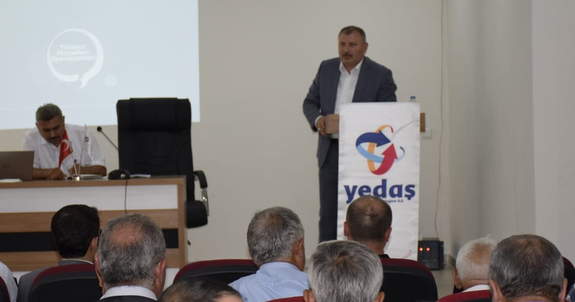 YEDAŞ Yetkilileri Kaymakam ve Muhtarlar ile Buluştu