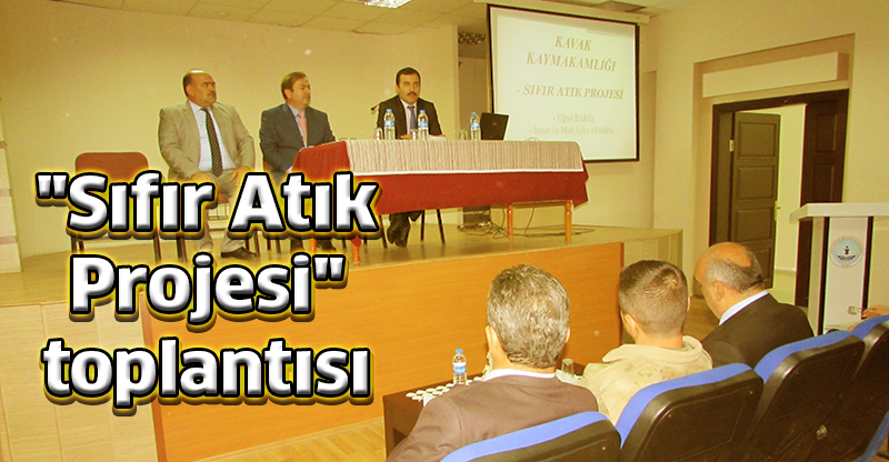 "Sıfır Atık Projesi" toplantısı