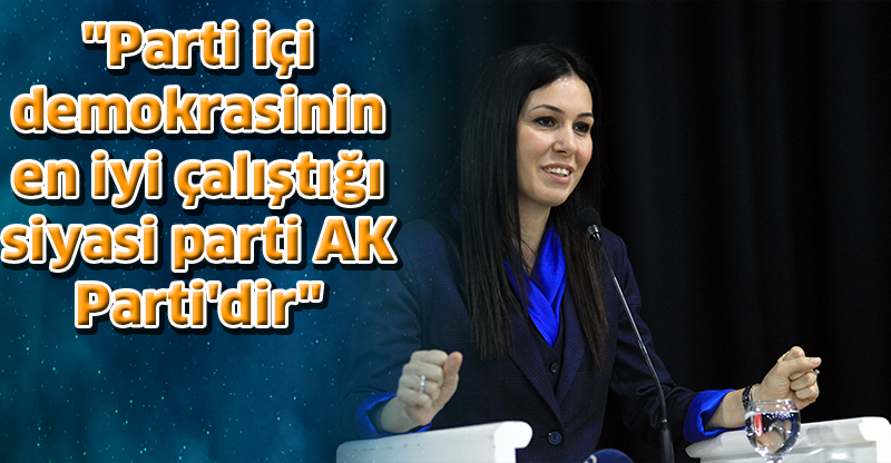 "Parti içi demokrasinin en iyi çalıştığı siyasi parti AK Parti'dir"