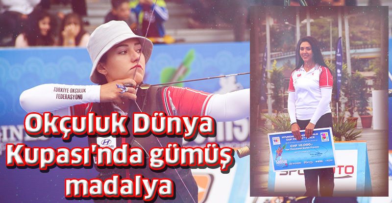 Okçuluk Dünya Kupası'nda gümüş madalya