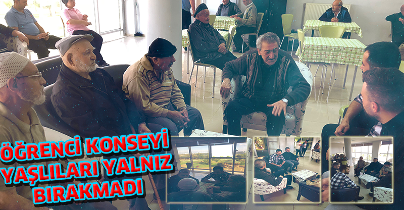 ÖĞRENCİ KONSEYİ YAŞLILARI YALNIZ BIRAKMADI