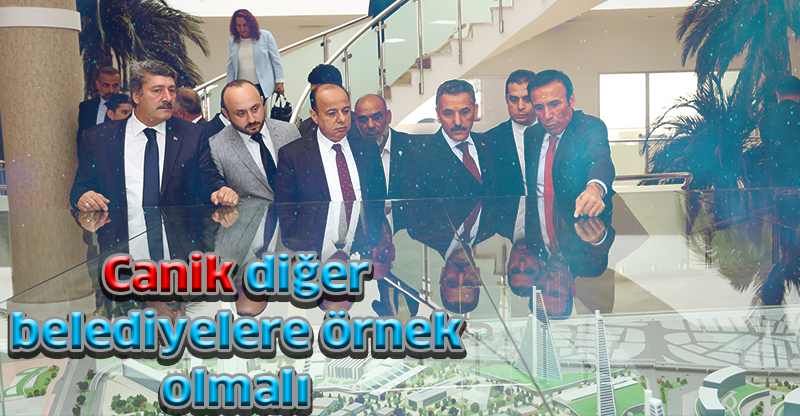 Canik diğer belediyelere örnek olmalı