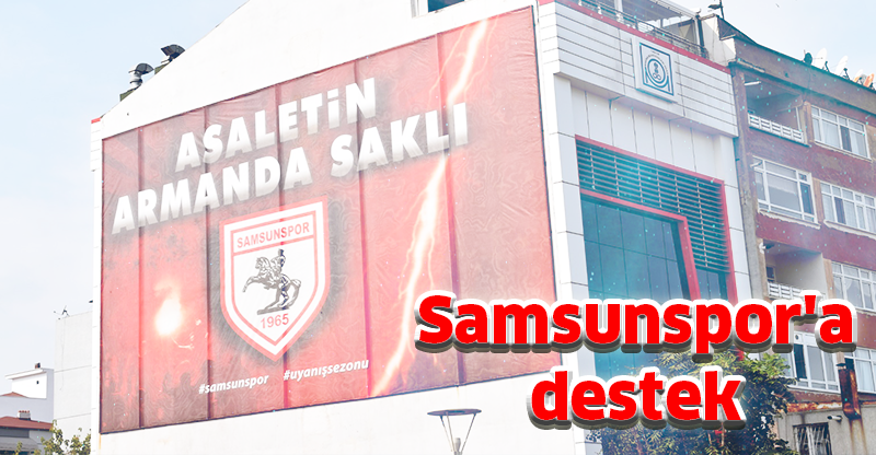 Samsunspor'a destek