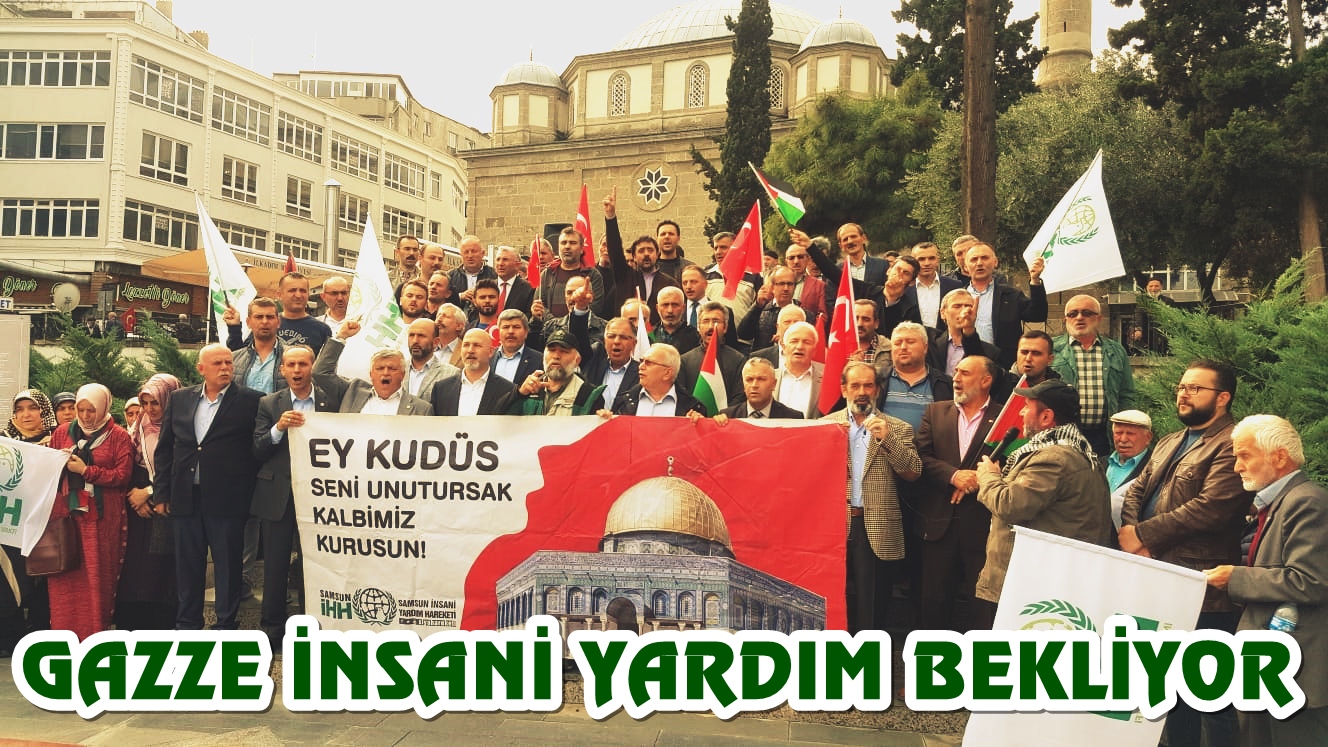 GAZZE İNSANI YARDIM BEKLİYOR