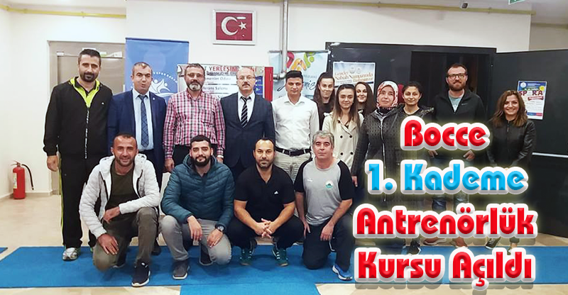 BOCCE 1.KADEME ANTRENÖRLÜK KURSU