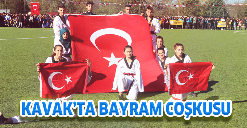 Kavak’ta 29 Ekim Cumhuriyet Bayramı Coşkusu