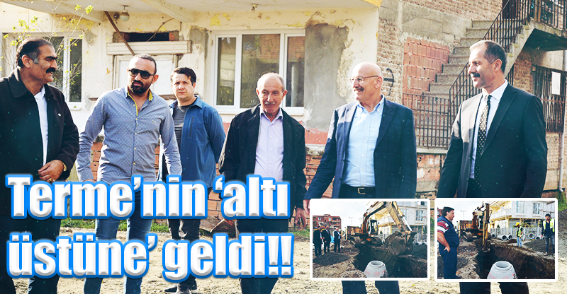Terme’nin ‘altı üstüne’ geldi!!