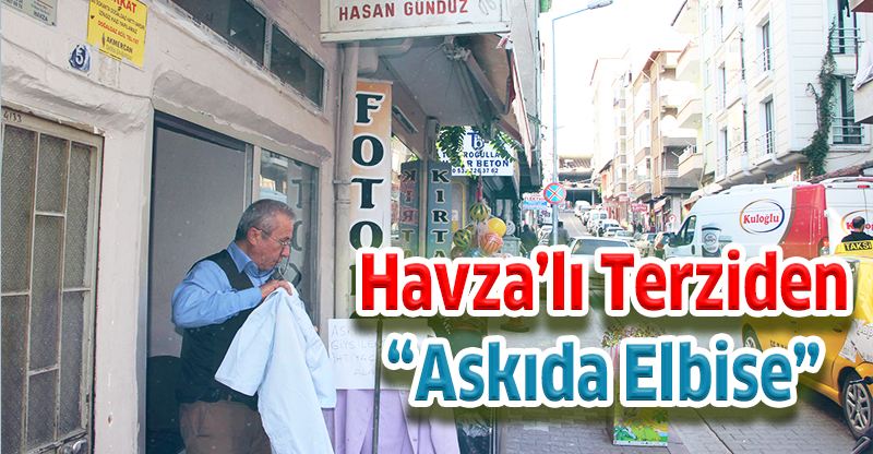 Havza'lı Terziden "Askıda Elbise"