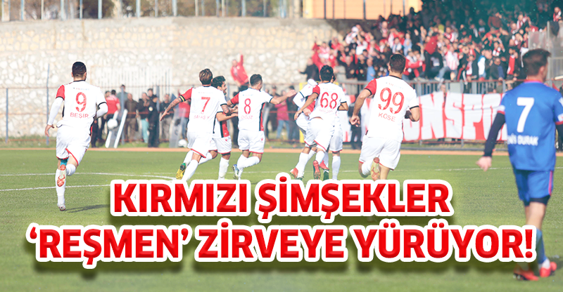 KIRMIZI ŞİMŞEKLER' REŞMEN' ZİRVEYE YÜRÜYOR!