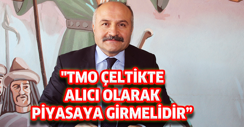 "TMO'nun çeltikte alıcı olarak piyasaya girmesi lazım"