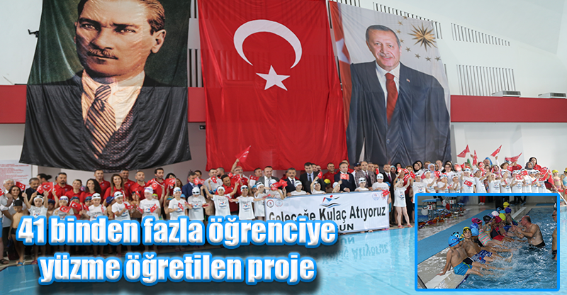 41 binden fazla öğrenciye yüzme öğretilen proje
