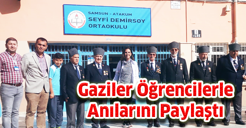 Gaziler Öğrencilerle Anılarını Paylaştı