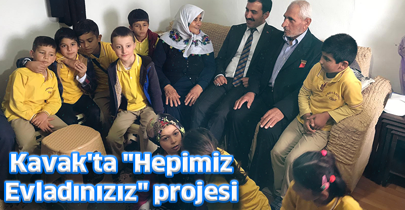 Kavak'ta "Hepimiz Evladınızız" projesi