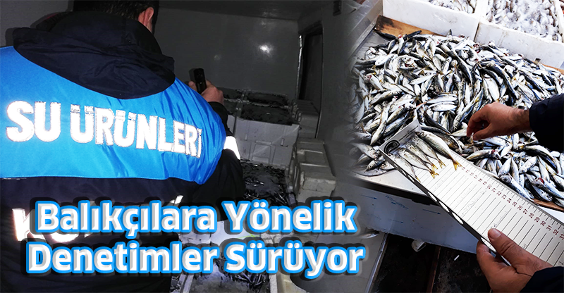 Balıkçılara Yönelik Denetimler Sürüyor