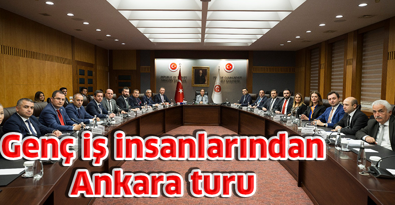 Genç iş insanlarından Ankara turu