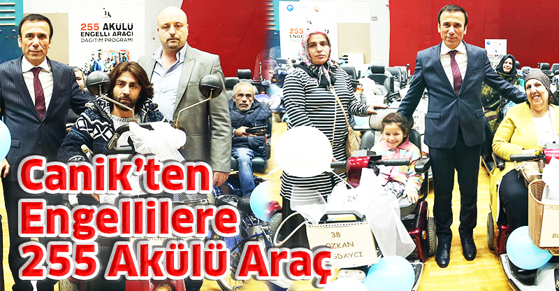 Canik’ten Engellilere 255 Akülü Araç