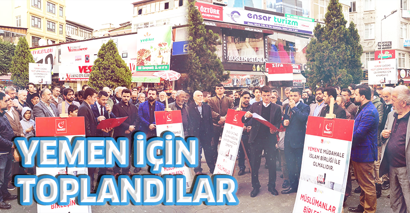 Yemen İçin Toplandılar