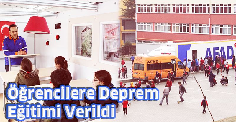 Öğrencilere Deprem Eğitimi Verildi