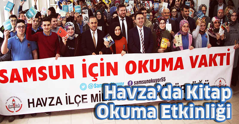 Havza'da Kitap Okuma Etkinliği