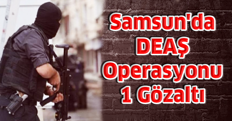 Samsun'da DEAŞ Operasyonu: 1 Gözaltı