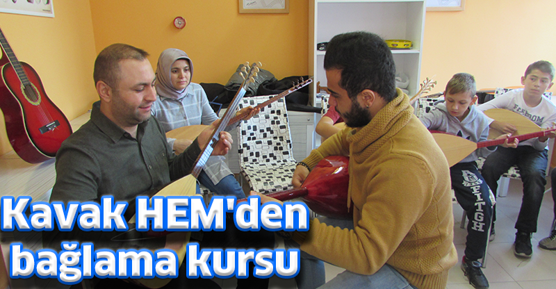 Kavak HEM'den bağlama kursu