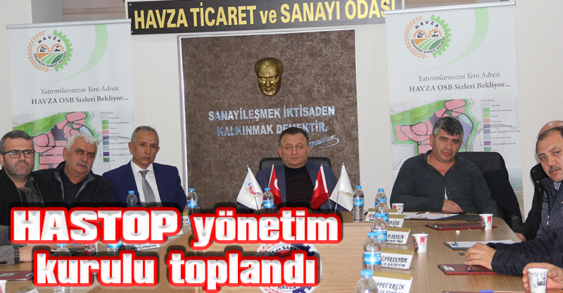 HASTOP yönetim kurulu toplandı