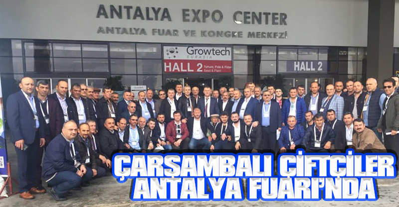 ÇARŞAMBALI ÇİFTÇİLER ANTALYA FUARI’NDA