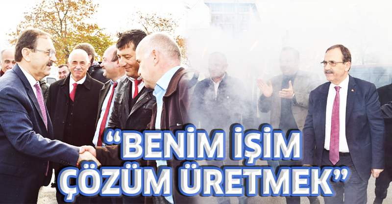 'BENİM İŞİM ÇÖZÜM ÜRETMEK'