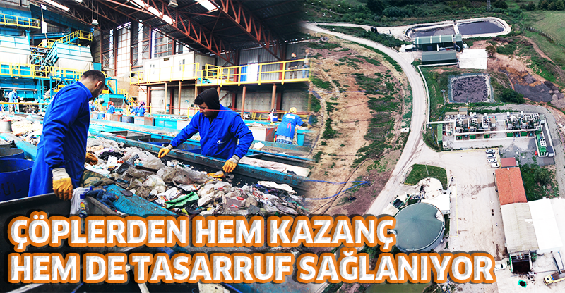 ÇÖPLERDEN HEM KAZANÇ HEM DE TASARRUF SAĞLANIYOR