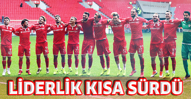 LİDERLİK KISA SÜRDÜ