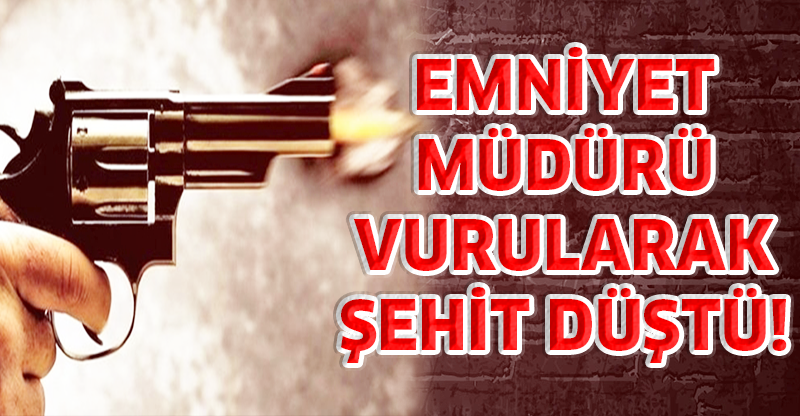 EMNİYET MÜDÜRÜ VURULARAK ŞEHİT DÜŞTÜ!