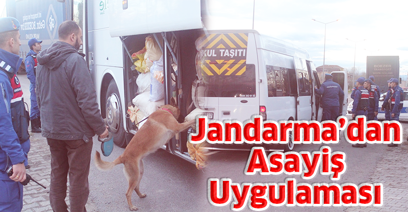 Jandarma’dan Asayiş Uygulaması