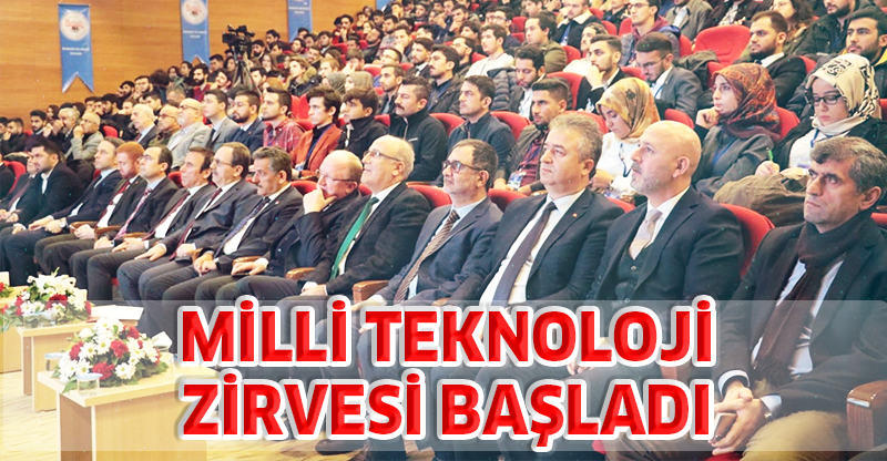 MİLLİ TEKNOLOJİ ZİRVESİ BAŞLADI
