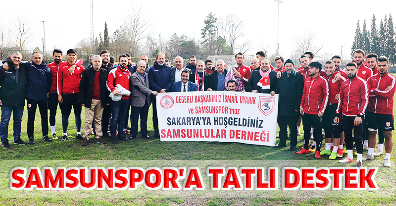 SAMSUNSPOR'A TATLI DESTEK