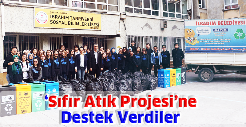 ‘Sıfır Atık Projesi’ne Destek Verdiler