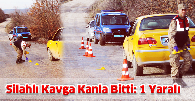 Silahlı Kavga Kanla Bitti: 1 Yaralı